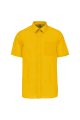 Overhemden korte mouw Kariban K551 geel
